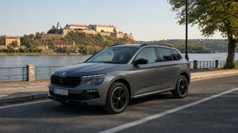 ZURO Cars rental vehicle on a trip from Belgrade to Novi Sad