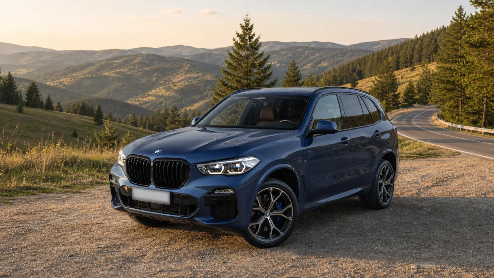 Автомобиль ZURO Cars по дороге из Белграда на Златибор