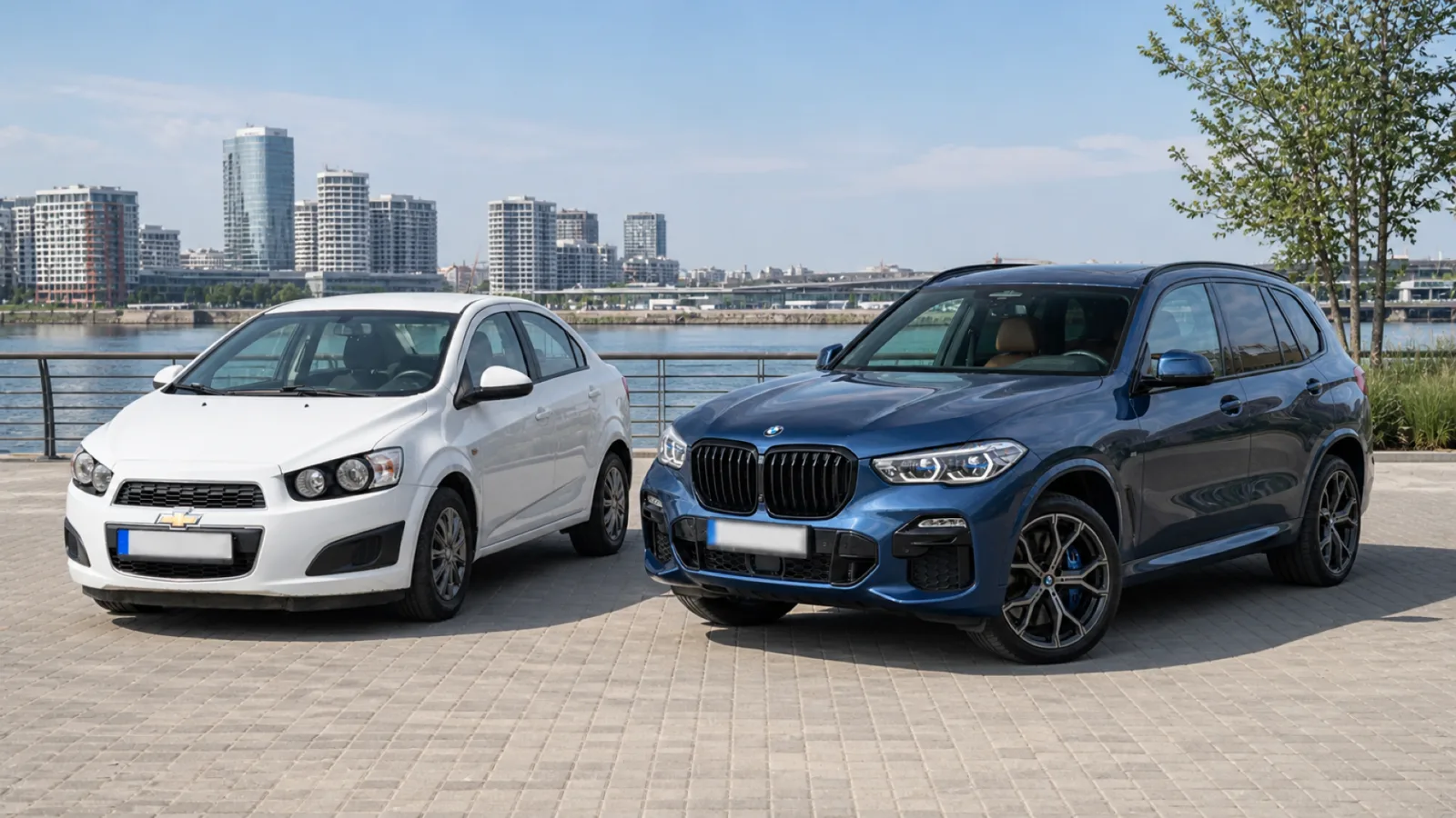 Ekonom automobil i SUV iz ZURO Cars voznog parka